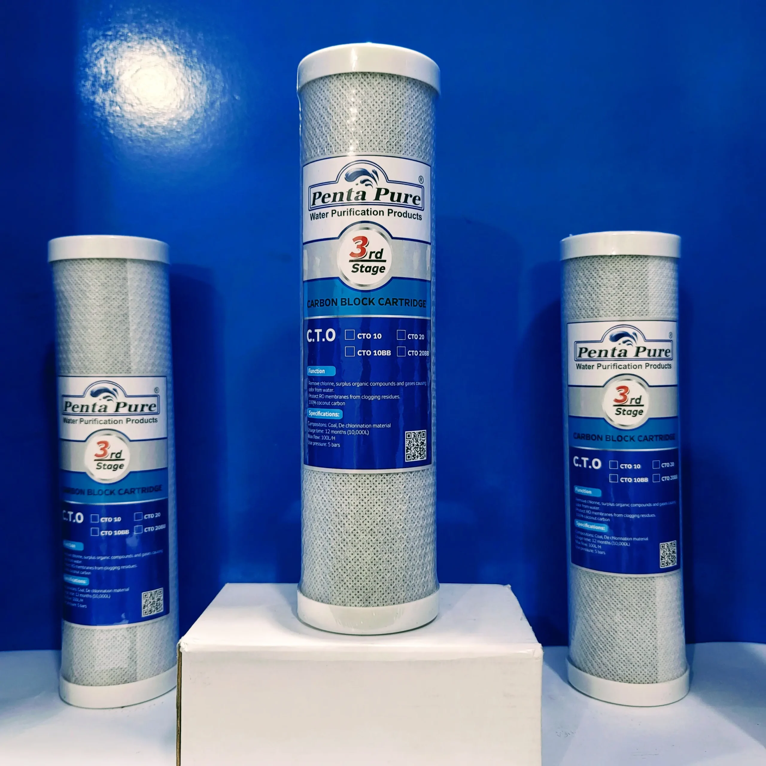 activated carbon filter pentapure cto activated carbon filter