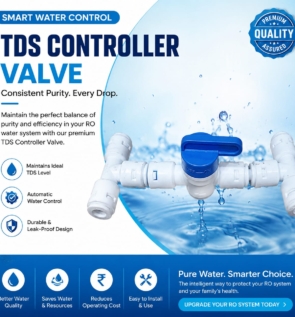tds controller valve ro plant